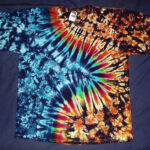 tie dye, tie-dye, tie dyed, tie-dyed, shirt, zigzag, marble