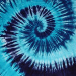 Blue Swirl tie dye