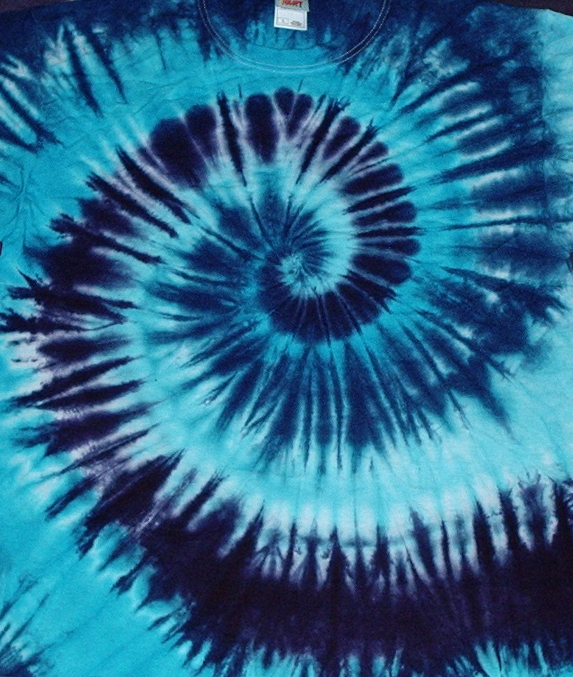 Blue Swirl Tie Dye Hoodie - Dyemasters