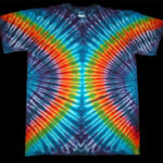 tie dye, tie-dye, tie dyed, tie-dyed, rainbow, shirt