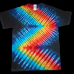 tie dye, tie-dye, tie dyed, tie-dyed, zipper, rainbow, shirt