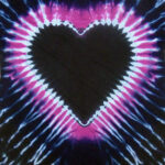 tie dye, tie-dye, tie dyed, tie-dyed, shirt, women, heart