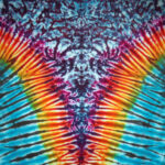 Blue Marble Vee tie dye