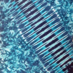 Blue Tire Tracks tie dye