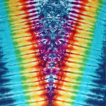 Blue Vee tie dye
