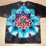 tie dye, tie dyed, tie-dye, tie-dyed, star