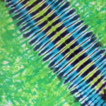 Green Tire Tracks -ladies tie dye