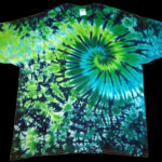 tie dye, tie-dye, tie dyed, tie-dyed, shirt, green, swirl