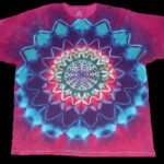 tie dye, tie-dye, tie dyed, tie-dyed, shirt, purple, star