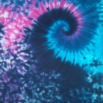 Pink Marble Swirl -ladies tie dye