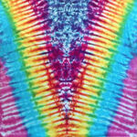 Pink Vee -ladies tie dye