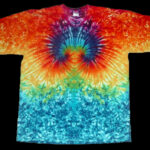 tie dye, tie-dye, tie dyed, tie-dyed, shirt , rainbow, marble