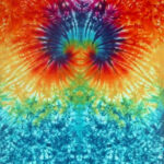 Rainbow Burst -ladies tie dye