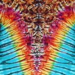 Rusty Marble Vee tie dye