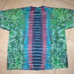 tie dye, tie-die, tie-dyed, tie dyed, shirt , green, zipper