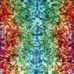 Dark Rainbow Marble Faces tie dye