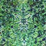 Green Marble Faces tie dye