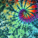 Green Marble Swirl tie dye