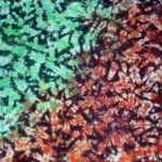 Green Rusty Marble tie dye
