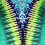 Green Vee tie dye