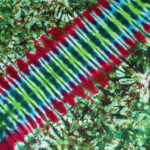 Green Zipper tie dye