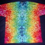 tie dye, tie-dye, tie dyed, tie-dyed, shirt, rainbow, marble