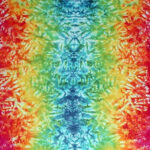 Light Rainbow Marble Faces tie dye