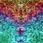 Marble Rainbow Faces tie dye