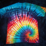 tie dye, tie-dye, tie dyed, tie-dyed, rainbow, swirl, shirt