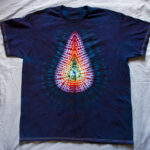 dyemasters tie dyes, tie dye shirt, dreamcatcher tie-dye, teardrop shirt