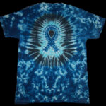 tie dyes cancer awareness ribbon