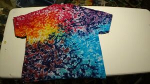 Confusion Marble Short Sleeve Tie Dye
