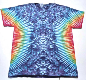 Blue Face Discovery Short Sleeve Tie Dye