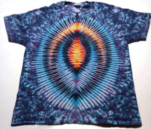 short sleeve tie-dye shirt