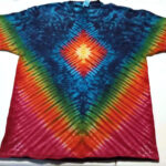 short sleeve tie-dye shirt