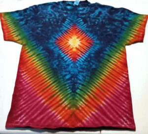 short sleeve tie-dye shirt