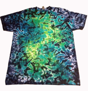 neon fusion tie dye shirt