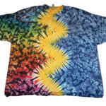 lightning tie dye shirt