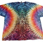 rainbow collusion tie dye shirt