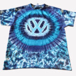 Volkswagen logo vw tie dye shirt