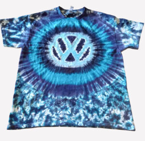Volkswagen logo vw tie dye shirt