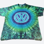 Volkswagen logo vw tie dye shirt