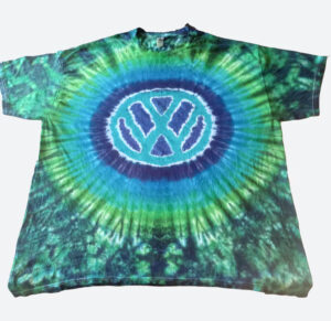 Volkswagen logo vw tie dye shirt