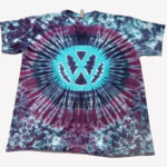 Volkswagen logo vw tie dye shirt