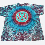 Volkswagen logo vw tie dye shirt
