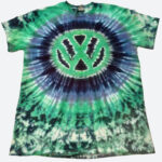 Volkswagen logo vw tie dye shirt
