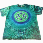 Volkswagen logo vw tie dye shirt