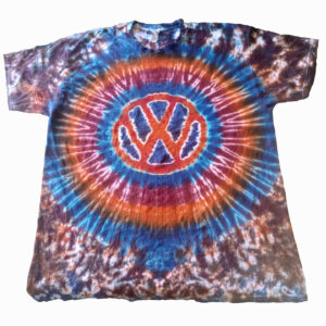 Volkswagen logo vw tie dye shirt