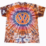 Volkswagen logo vw tie dye shirt