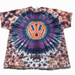 Volkswagen logo vw tie dye shirt